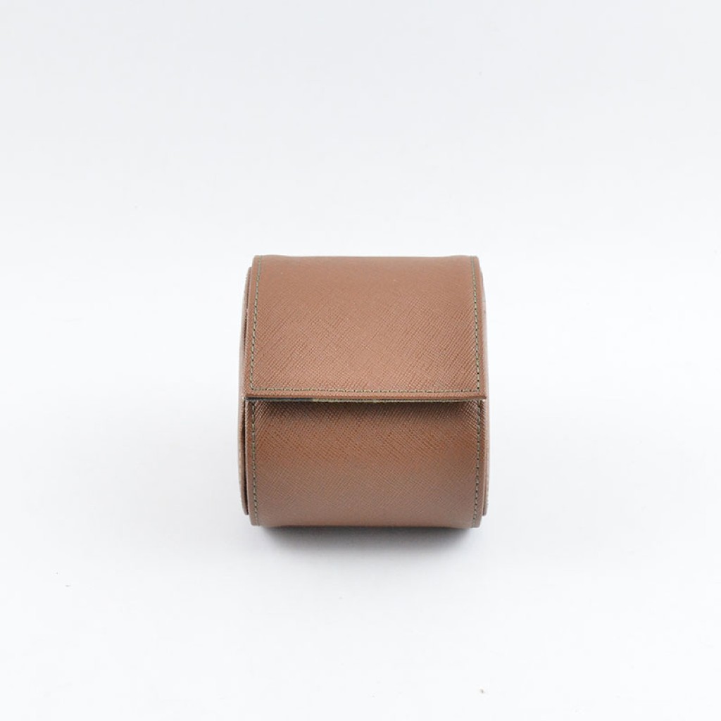 Tempomat Individual Brown Saffiano Leather Watchroll