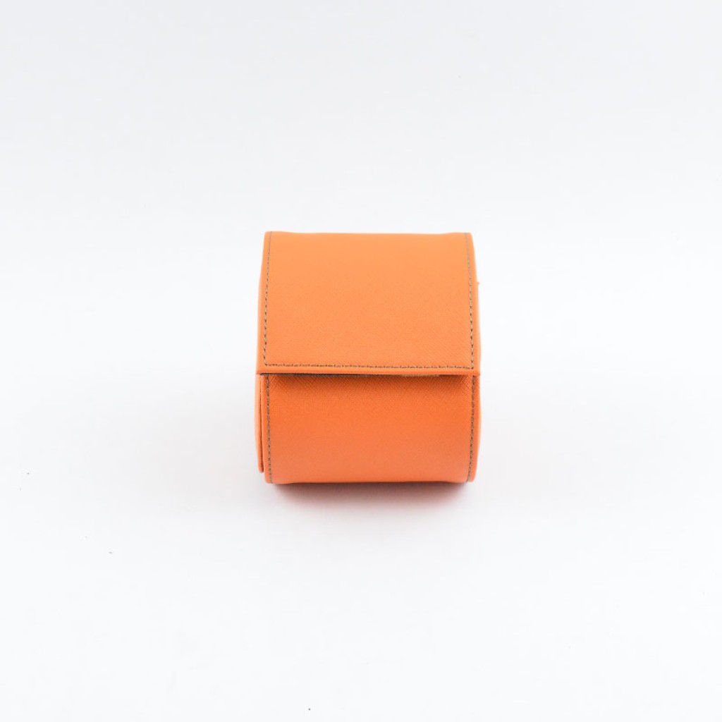 Tempomat Individual Orange Saffiano Leather Watchroll