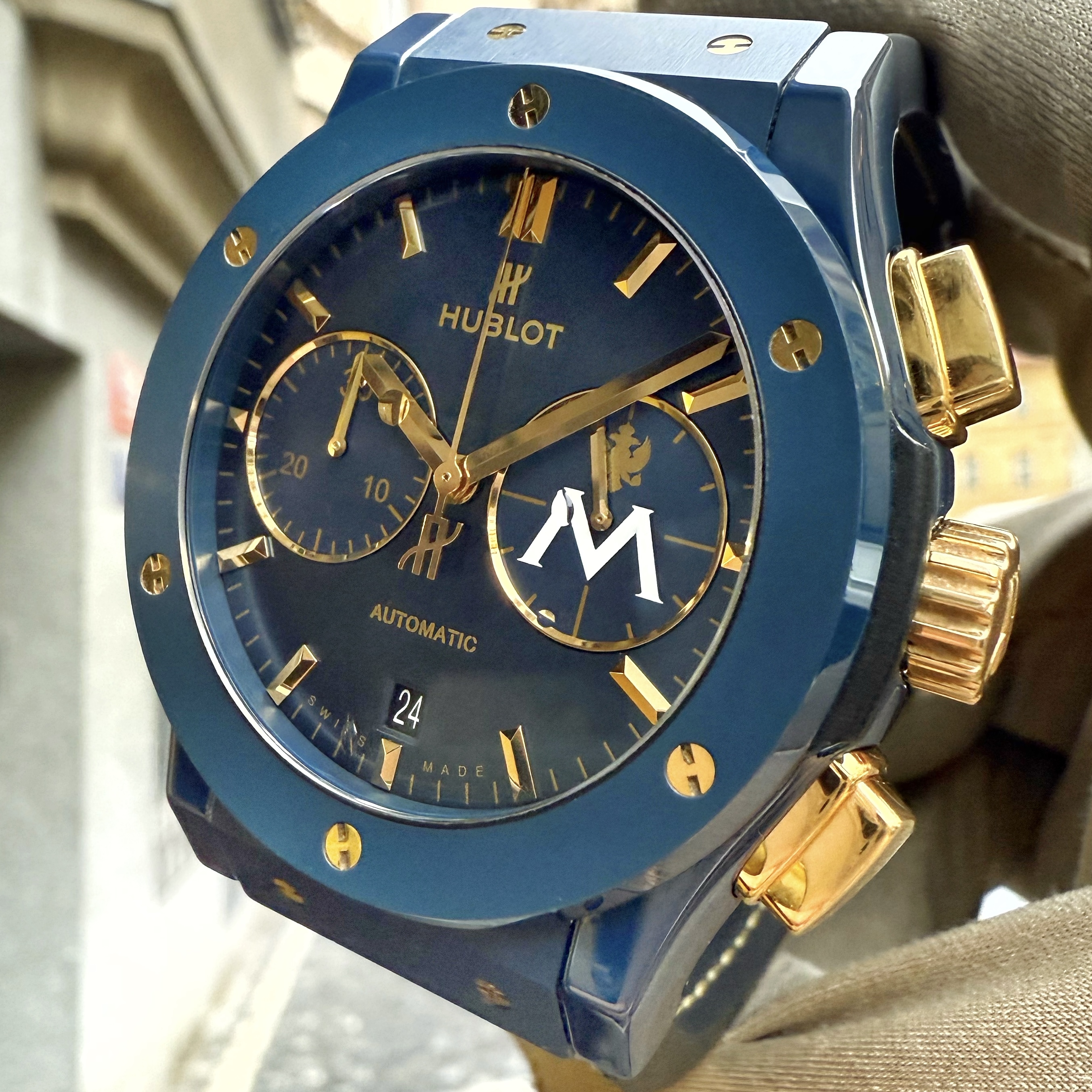 Hublot Classic Fusion Chronograph Certified Porto Montenegro Limited Edition of 30 pcs